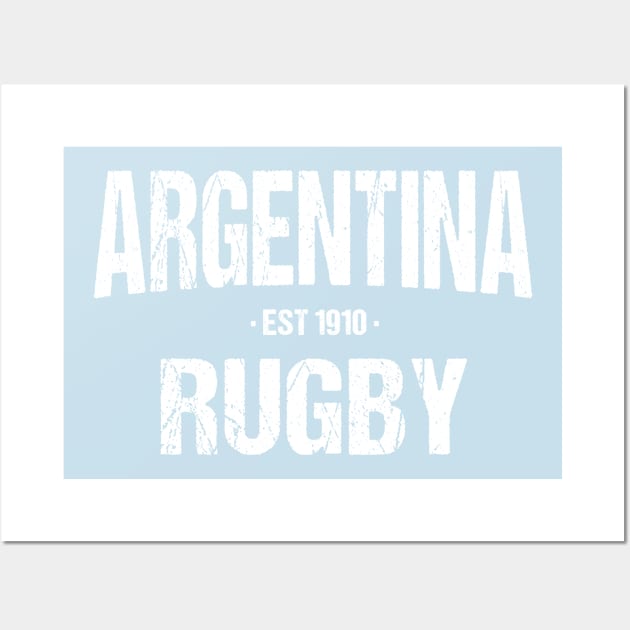 Argentina Rugby Union (Los Pumas) Wall Art by stariconsrugby